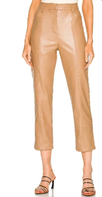 Fashion Forward Jen Trouser In Cognac