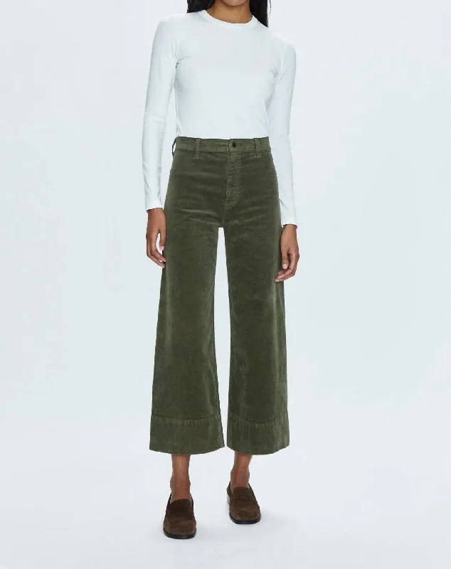 Ride The Style Wave Penny High Rise Wide Leg Pants In Martini