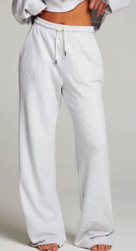 Chic Trends For The Fashion Savvy Sandyy Trousers In Light Heather Gray