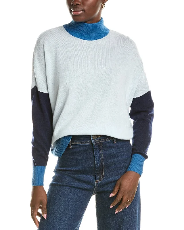 Get The Latest Trends Brodie Cashmere Wool & Cashmere-Blend Color Block Jumper