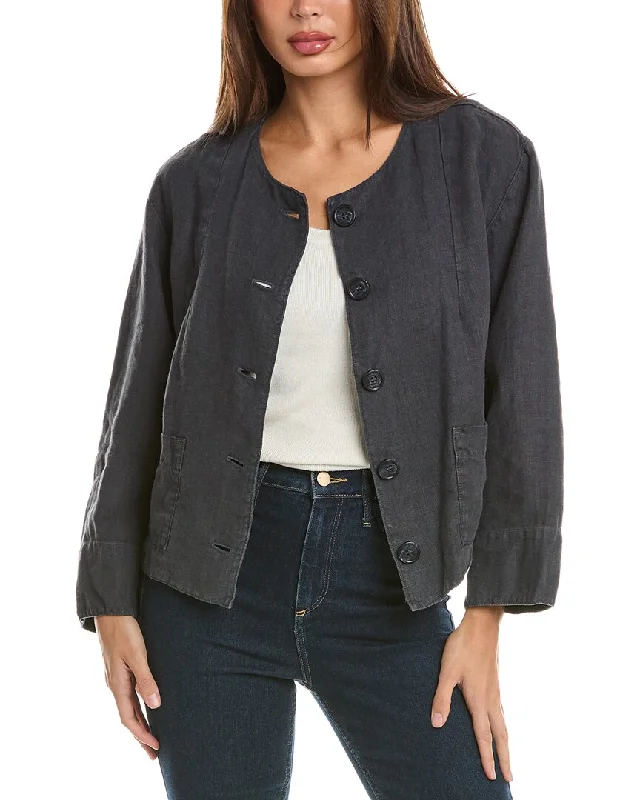 End Of Season Sale Velvet by Graham & Spencer Linen Blazer