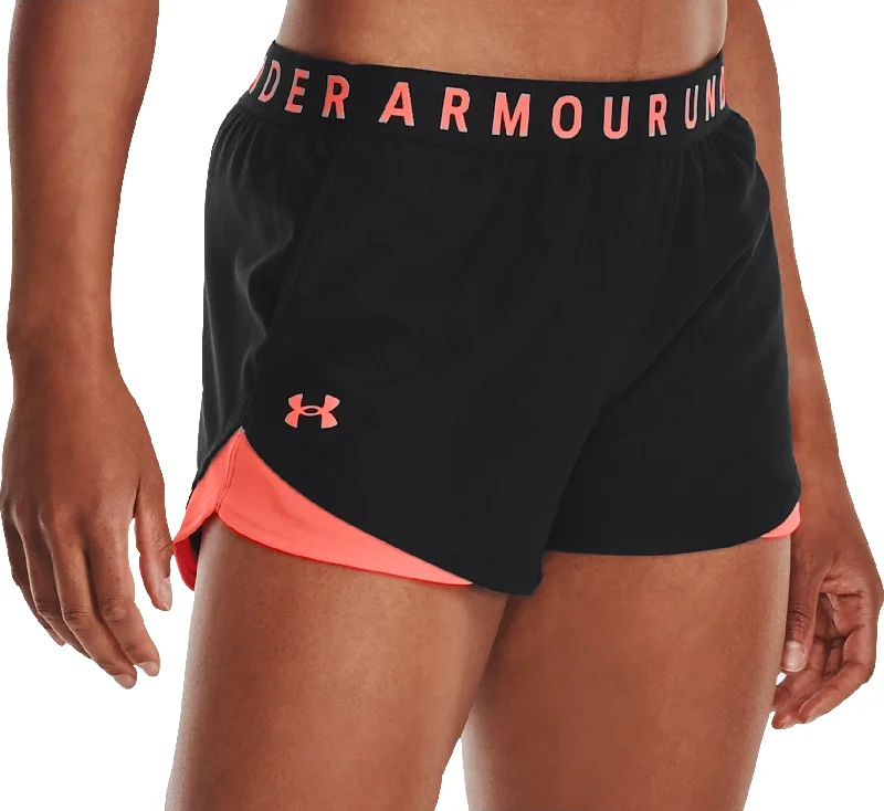 Stylish Savings Under Armour Play Up 3.0 Womens Running Shorts - Black