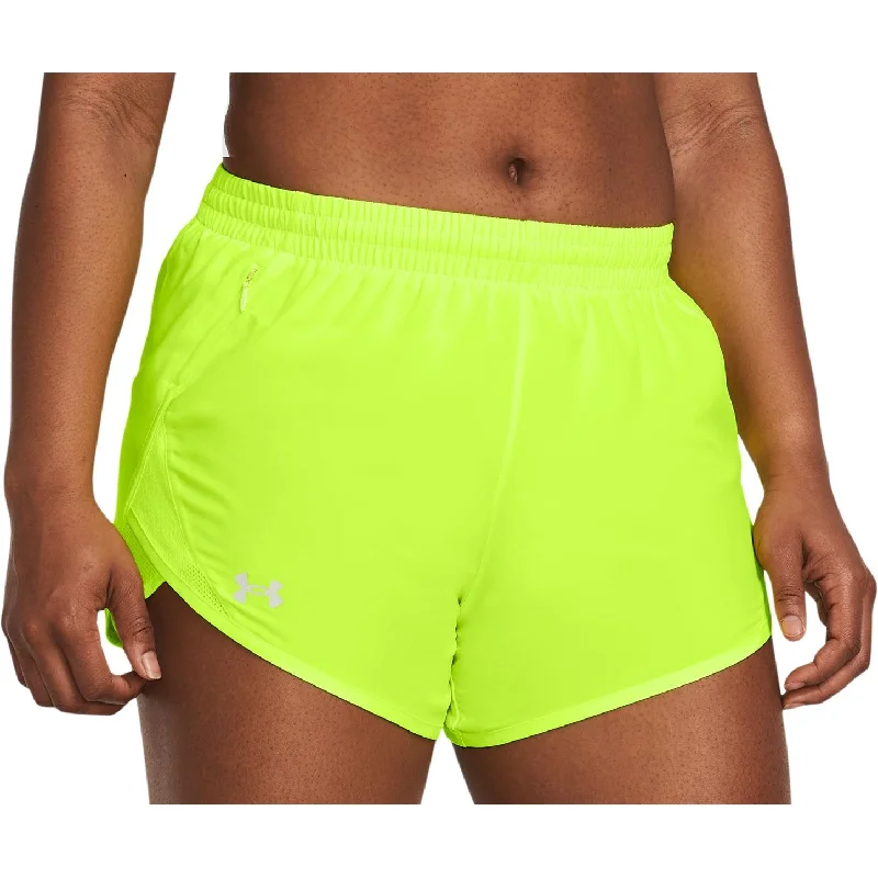 Fashionista Favorites Under Armour Fly By 3 Inch Womens Running Shorts - Yellow