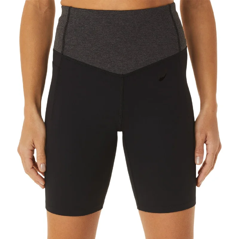 Mega Sale Asics Flexform Colour Block Womens Running Bike Short Tights - Black