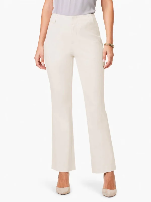 Style Without Limits Demi Boot Ankle Plaza Pant In Classic Cream