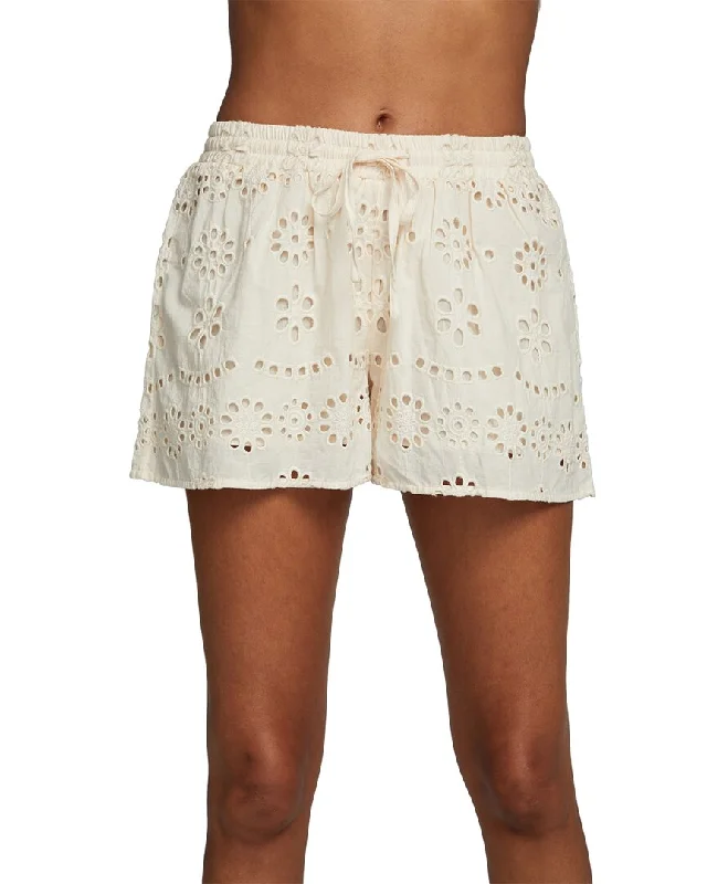 Stylish Savings Chaser Malibu Eyelet Flowy Short