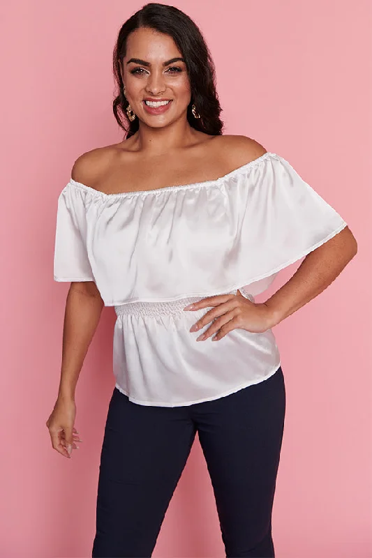 Trendy Threads Alivia White Top