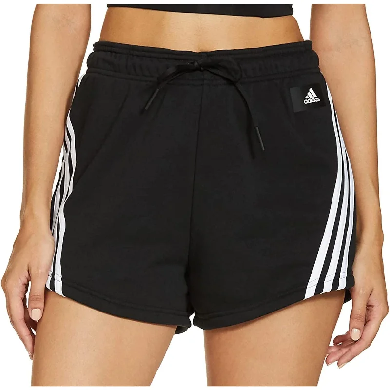 Comfort Meets Fashion adidas Future Icon 3 Stripes Womens Training Shorts - Black