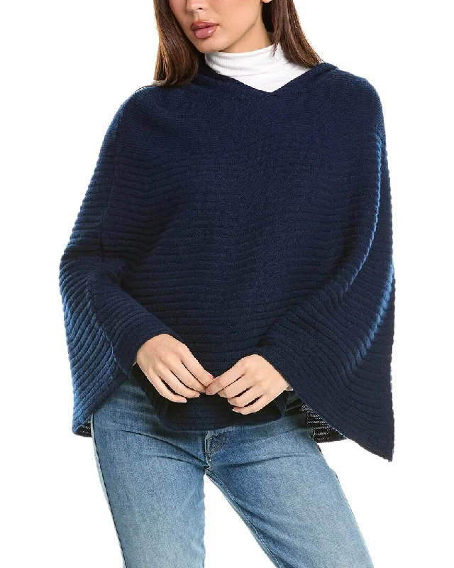 Great Prices On Feminine Styles Forte Cashmere Hooded Wool & Cashmere-Blend Poncho