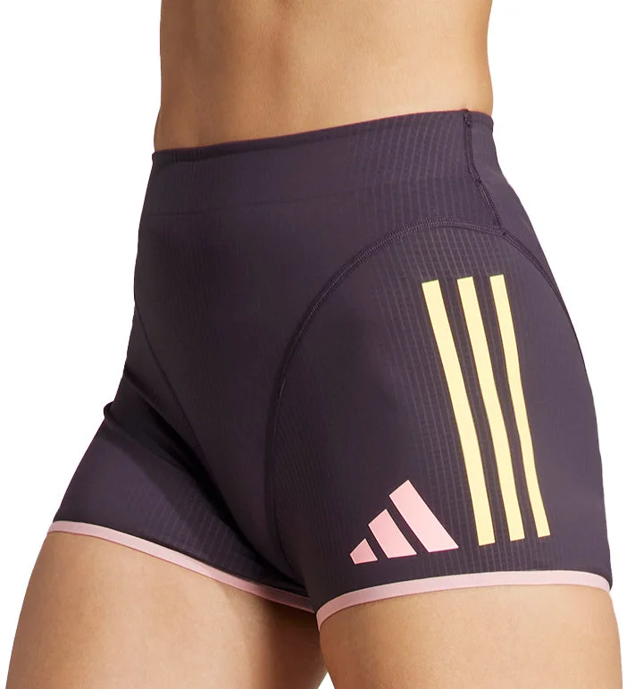 Chic Casual Style adidas Adizero Promo Womens Short Running Tights - Purple