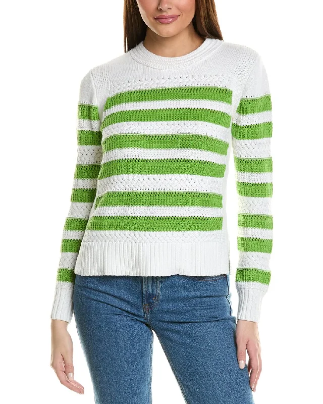 Brand Name Clothing Discount Extravaganza Autumn Cashmere Mixed Stitch Sweater