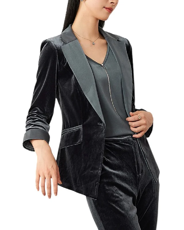 Style Without Limits OUNIXUE 3pc Blazer, Top, & Pant Set