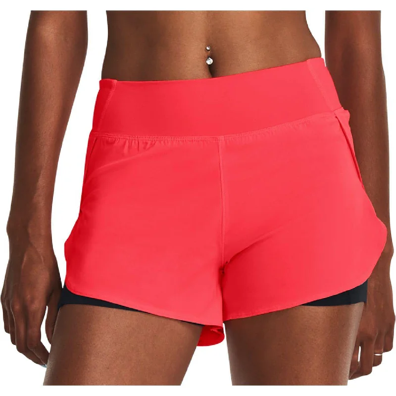 Stylish Statements Under Armour Flex Woven 2 In 1 Womens Training Shorts - Pink