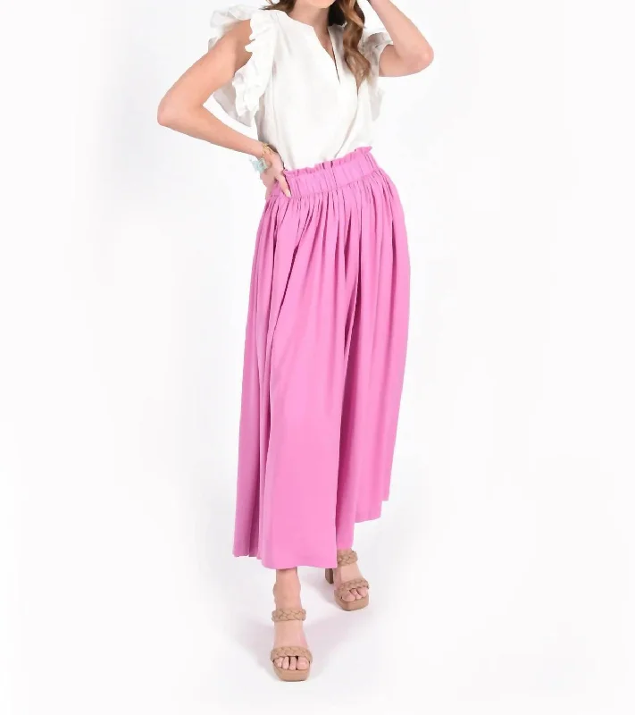 Fashionista Favorites Palazzo Pant In Opera Mauve