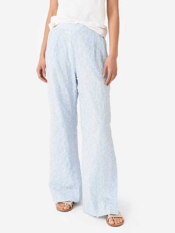 Eco Friendly Fashion Sale Jules Pant In Sky Bloom