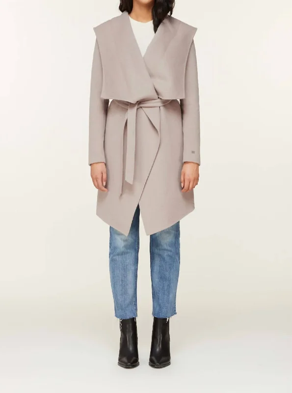 Comfortable Clothes Samia Coat In Quartz