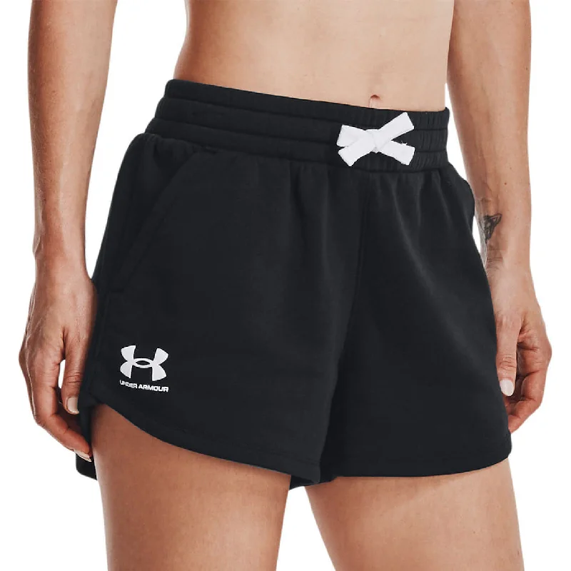 Comfort First Women's Wear Under Armour Rival Womens Fleece Shorts - Black