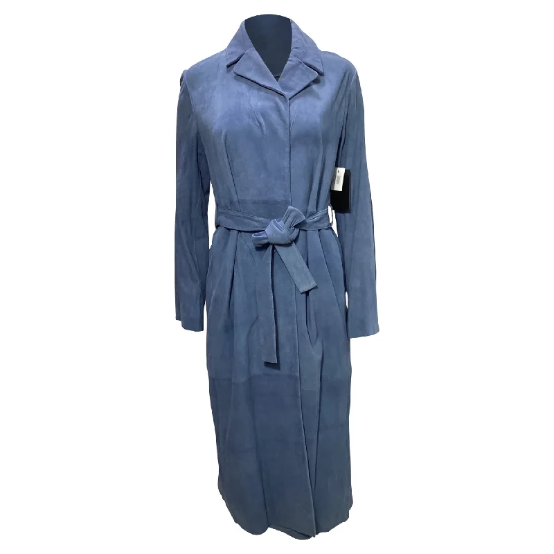 Everyday Fashion Stine Goya Luisa Coat in Blue Suede