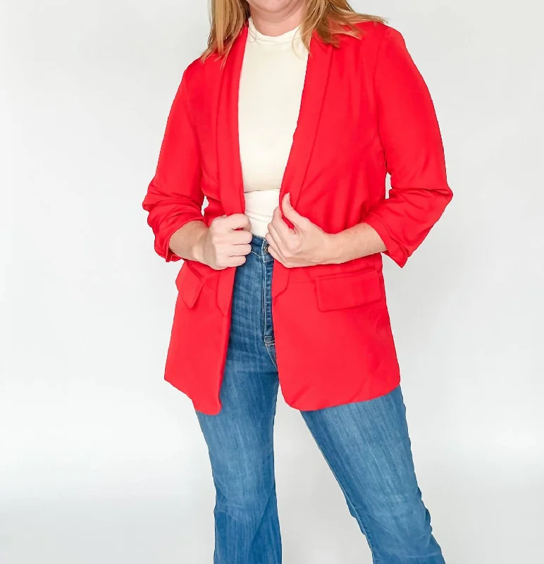 Fashion Sale The Penthouse Blazer In Red