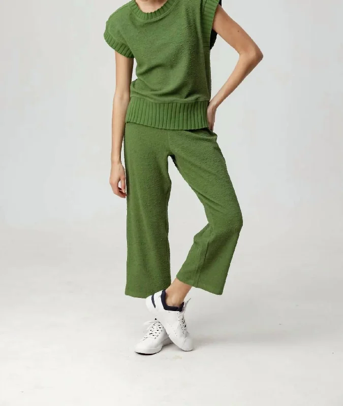 Style Breakthroughs Thalia Pants In Evora Green