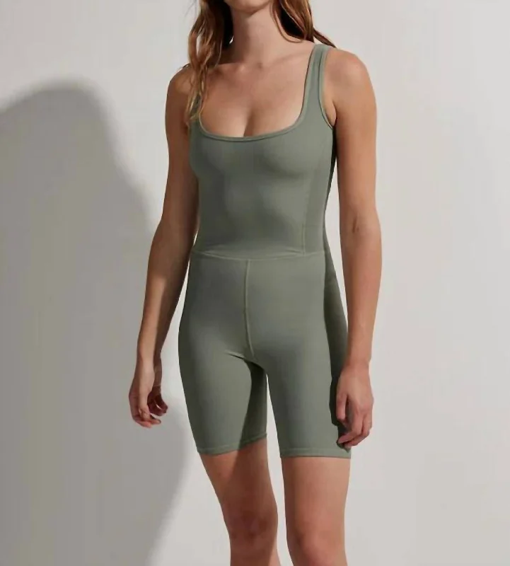 Wardrobe Upgrade Sherwood All In One 7 Romper In Green