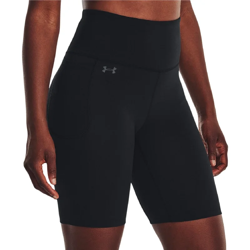 Season Sale Under Armour Motion Womens Running Bike Short Tights - Black