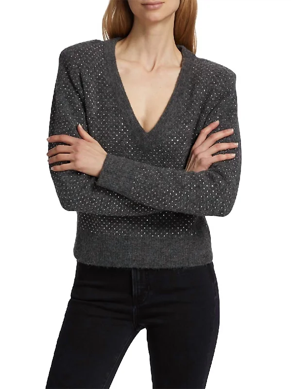 Buy More, Save More Pablah Sweater In Charcoal