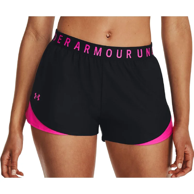 Runway Inspired Wear Under Armour Play Up 3.0 Womens Running Shorts - Black