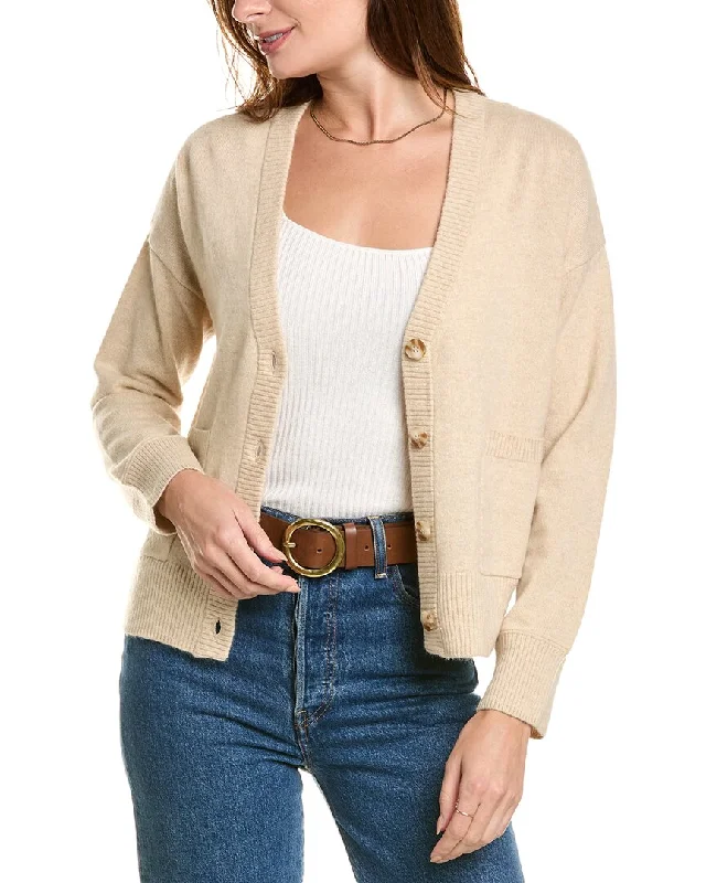 Final Clearance Design History V-Neck Cashmere Cardigan