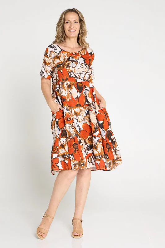 Flash Sale Bellissima Dress - Autumn Floral