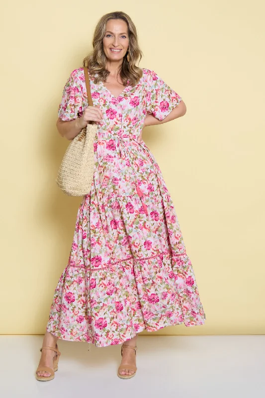 Today Only Evelyn Dress - Pink Floral