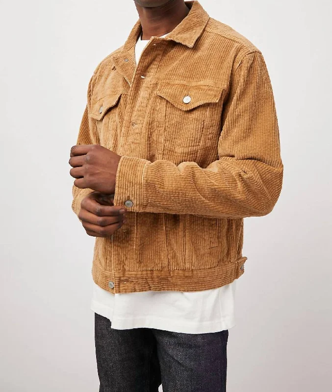 Relaxed Style Dante Jacket In Rust