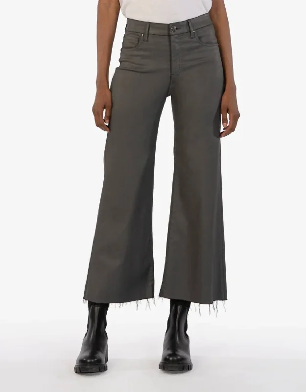 Trend Forward Women's Wear Meg High Rise Pant In Grey