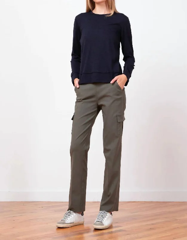 Trendy Styles Kool Signature Pant In Olive Green