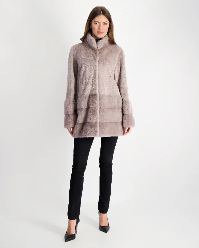 Limited Time Flash Sale Sheared Mink Jacket