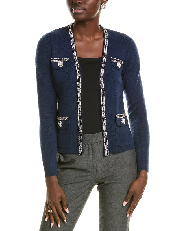 Quick Grab Deals sofiacashmere Wool-Blend Cardigan