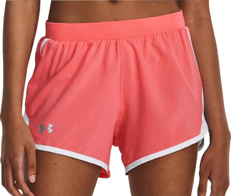 Big Savings Under Armour Fly By 2.0 Womens Running Shorts - Pink