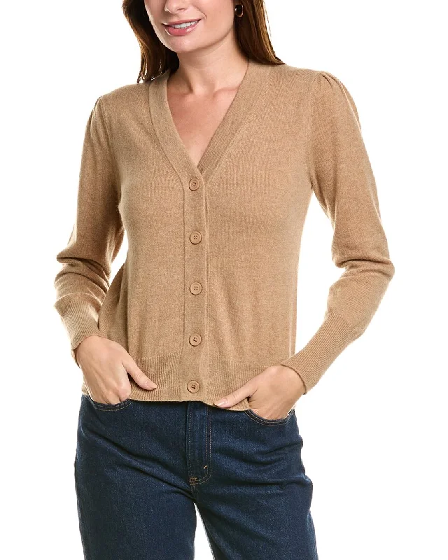 Summer Deals Forte Cashmere Buttoned Short Cashmere Cardigan