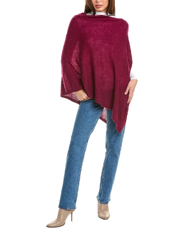 End of Season Sale Brodie Cashmere Classic Mini Cashmere Poncho