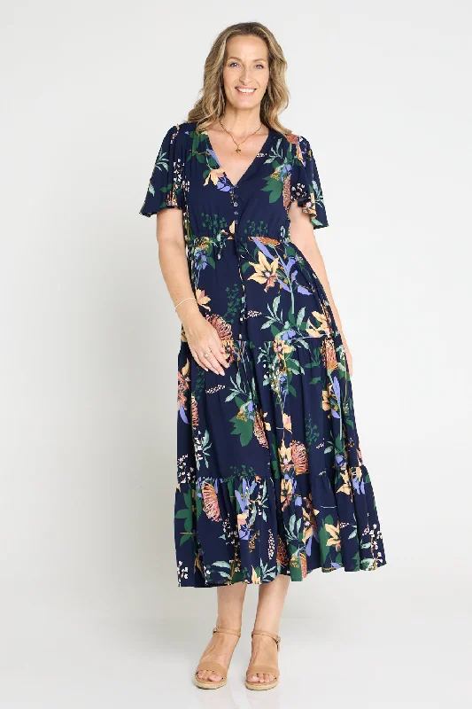 Grab Romantic Date - Night Styles Now Soraya Dress - Australian Native Floral