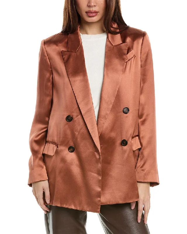 Update With Cottagecore Styles Brunello Cucinelli Silk Blazer