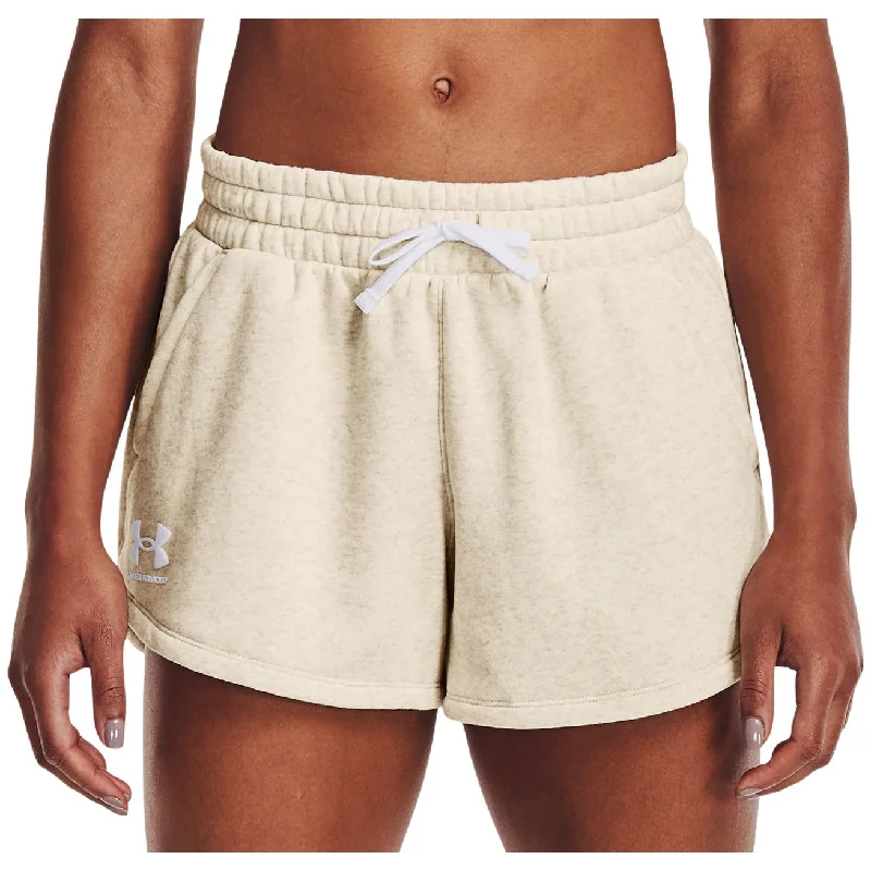 Best Sellers Under Armour Rival Fleece Womens Training Shorts - Beige