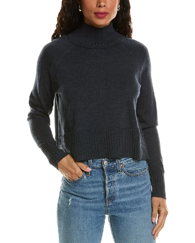 Elevated Style EILEEN FISHER Turtleneck Wool Sweater