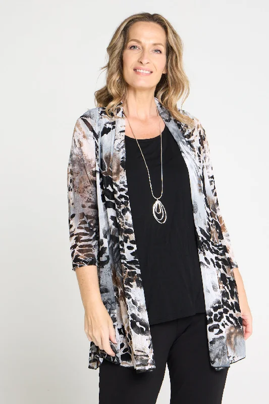 Holiday Sale Lexie Easy Fit Jacket - Tundra Leopard