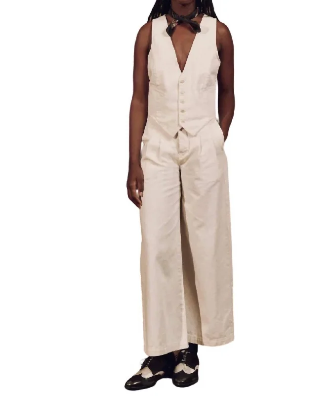 Unbeatable Prices Sculpted Trouser In Natural Hemp