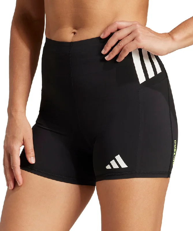 Budget Saver adidas Adizero 4 Inch Womens Short Running Tights - Black