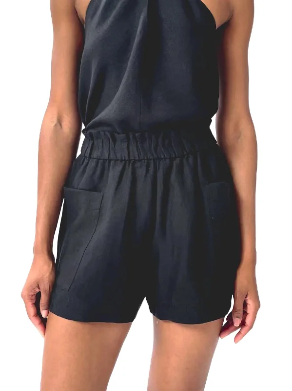 The Good Stuff Emilia Shorts In Black