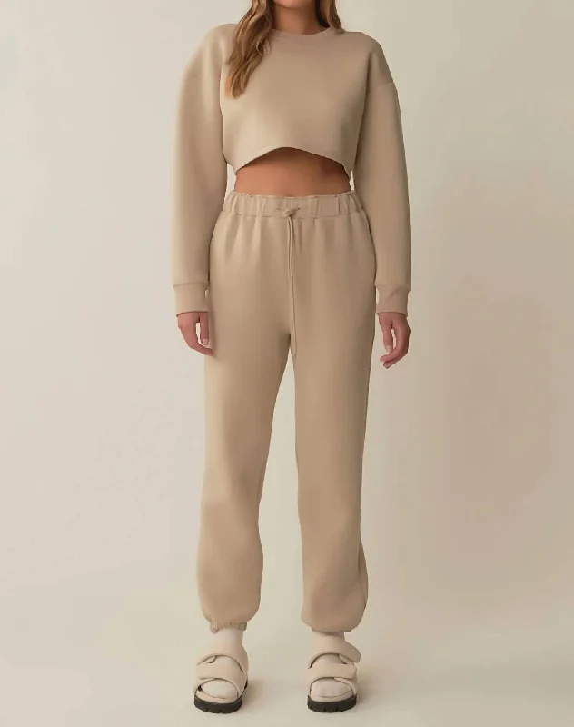 End Of Season Sale Linzi Lounge Pants In Taupe