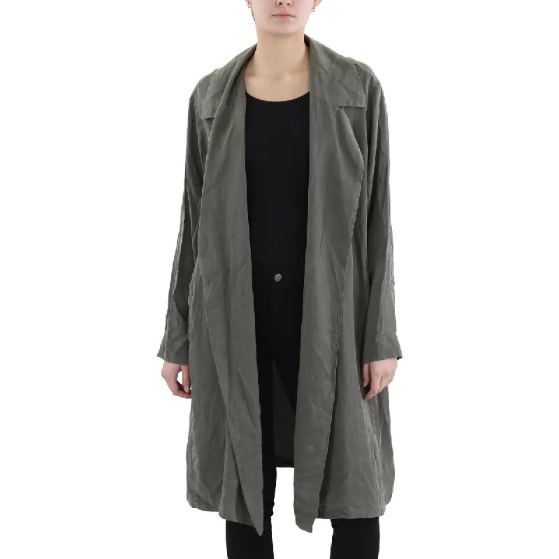 Mid Season Sale Womens Pocket Wear to work Trench Coat