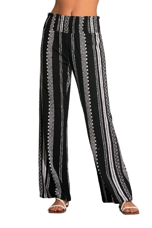 Season Transition Versatile Wear Clearance Tulum Pant In Black